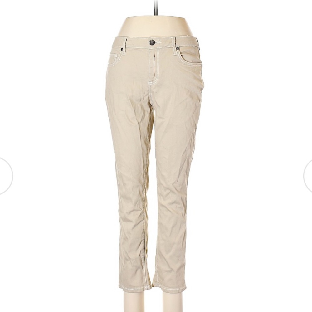 Cropped skinny fit Khaki Jeans Mid rise Earl Jeans